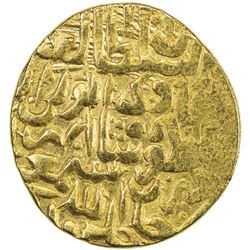 SAFAVID: Isma'il I, 1501-1524, AV ashrafi (3.41g), NM, ND. EF