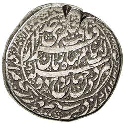 DURRANI: Shah Zaman, 1793-1801, AR double rupee (22.78g), Kabul, AH1213 year 6. VF
