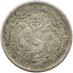 KIRIN: Kuang Hsu, 1875-1908, AR 20 cents, CD1903. EF