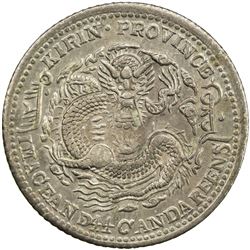 KIRIN: Kuang Hsu, 1875-1908, AR 20 cents, CD1903. EF-AU