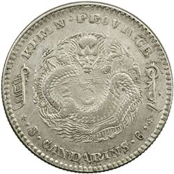 KIRIN: Kuang Hsu, 1875-1908, AR 50 cents, CD1900. EF