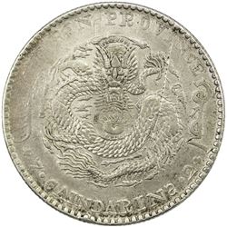 KIRIN: Kuang Hsu, 1875-1908, AR dollar, CD1901. VF