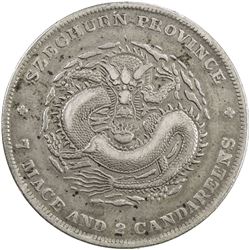 SZECHUAN: Kuang Hsu, 1875-1908, AR dollar, ND (1901-1908). NGC VF