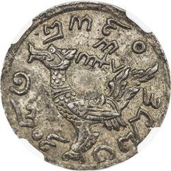 CAMBODIA: Ang Duong, 1840-1860, AR 1/4 tical (3.91g), CS1209 (1847). NGC MS62