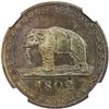 Image 2 : CEYLON: George III, 1760-1820, AE 1/96 rixdollar, 1802