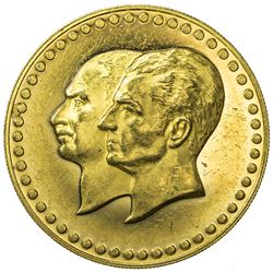 IRAN: Muhammad Reza Shah, 1941-1979, AV medal (9.93g), MS2535 (1976). UNC