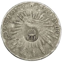 PHILIPPINES: Isabel II, 1833-1868, AR 8 reales (25.37g), ND. F-VF