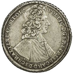 OLMUTZ: Wolfgang von Schrattenbach, Cardinal, 1711-1738, AR thaler, 1719. EF