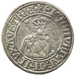 AUSTRIA: Sigismund, 1439-1496, AR groschen (3.19g), Hall, ND. VF