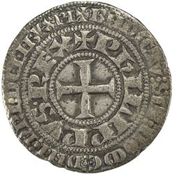FRANCE: Philippe III, le Hardi, 1270-1285, AR gros tournois (3.71g). VF