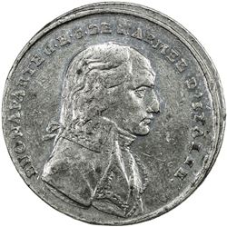 FRANCE: Napoleon Bonaparte, 1795-1799, tin medal, 1799. VF