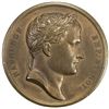 Image 1 : FRANCE: Napoleon I, as Emperor, 1804-1815, AE medal (34.55g), 1805. UNC