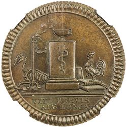 FRANCE: Napoleon I, Emperor, 1804-1815, AE medal, 1808. NGC MS63