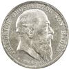 Image 1 : BADEN: Friedrich I, 1856-1907, AR 5 mark, 1907. BU