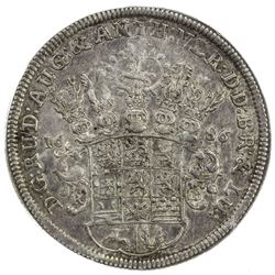BRUNSWICK-WOLFENBUTTEL: Rudolf August & Antol Ulrich, 1685-1704, AR thaler, Zellerfeld, 1686 RB. NGC