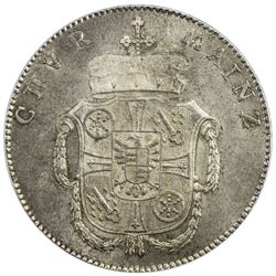 MAINZ: Friedrich Karl Josef, 1774-1802, AR thaler, 1794-IA. PCGS MS64