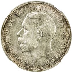 GREAT BRITAIN: George V, 1910-1936, AR crown, 1935. NGC MS65