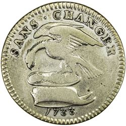 ISLE OF MAN: James Stanley, 10th Earl of Derby, 1709-1736, AR halfpenny, Castle Rushen mint, Castlet