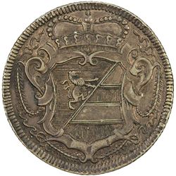 GORIZIA: Karl VI, 1711-1740, AE 3 soldi (15.70g), 1734. EF