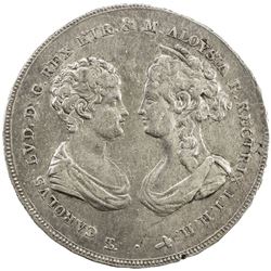 TUSCANY: Charles Louis, 1803-1807, AR francescone, 1807. VF-EF