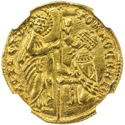 VENICE: Tommaso Mocenigo, 1414-1423, AV ducat (3.56g), ND. NGC MS64