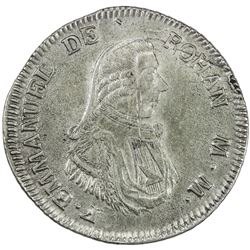 MALTA: Emmanuel de Rohan, 1775-1797, AR 2 scudi, 1796