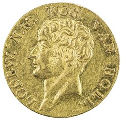 NETHERLANDS: Louis Napoleon, 1806-1810, AV ducat, 1810. EF