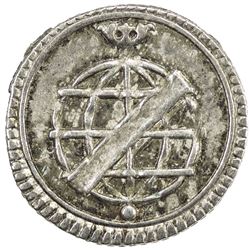 PORTUGAL: Joao V, 1750-1777, AR 20 reis (0.57g), Lisbon, ND. EF