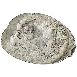 MOSCOW: Vasili II (the Blind), 1425-1462, AR denga (0.38g). VF