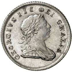 BRITISH GUIANA: George III, 1760-1820, AR guilder, 1809. EF-AU