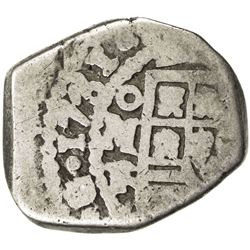 MEXICO: Felipe V, 1700-1746, AR 2 reales (6.23g), 1731. VG