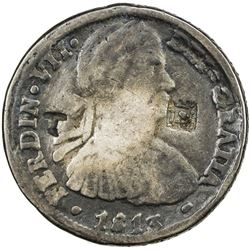 MEXICO: Fernando VII, 1808-1821, AR 8 reales (27.54g), 1813-Ca. VF