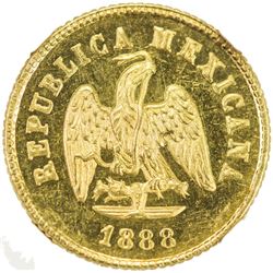 MEXICO: AV 2 1/2 pesos, 1888-Mo. NGC MS63