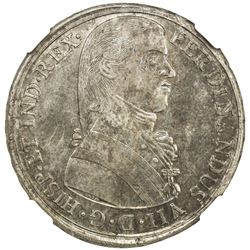 PERU: Fernando VII, 1808-1824, AR medal (27.2g), 1808. NGC MS61