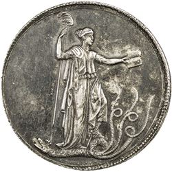 PERU: AR medal (38.70g), 1839. AU