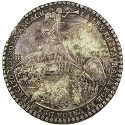 PERU: AR medal (13.14g), 1839. EF