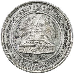 PERU: AR medal (19.73g), 1908. UNC