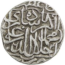 MUGHAL: Akbar I, 1556-1605, AR rupee (11.30g), Hadrat Delhi, AH964. VF