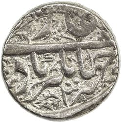 MUGHAL: Jahangir, 1605-1628, AR rupee (11.40g), Ahmadnagar, year 3, KM-A141.1, EF