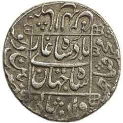 MUGHAL: Shah Jahan I, 1628-1658, AR rupee (11.23g), Pattan Deo, AH1047 year 10. EF