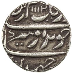 MUGHAL: Aurangzeb, 1658-1707, AR rupee (11.41g), Nasirabad, AH1112 year 4x. EF