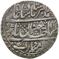 MUGHAL: Muhammad Akbar II, 1806-1837, AR nazarana rupee (10.83g), Shahjahanabad, AH1224 year 3. VF-E