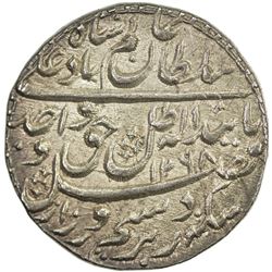 AWADH: Wajid Ali Shah, 1847-1856, AR rupee (11.12g), Lucknow, AH1268 year 5. AU