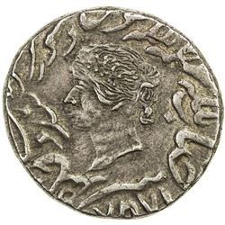 BHARATPUR: Jaswant Singh, 1853-1893, AR rupee (11.11g), Braj Indrapur, 1858//VS1810. EF