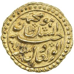 MYSORE: Tipu Sultan, 1782-1799, AV pagoda (3.44g), Nagar, AM1216 year 6. AU