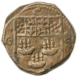 BOMBAY PRESIDENCY: AE copperoon (13.97g), Bombay, ND (1678). VF-EF