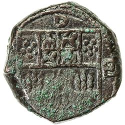 BOMBAY PRESIDENCY: AE copperoon (14.63g), Bombay, ND (1678). VF-EF