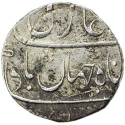 BOMBAY PRESIDENCY: Shah Jahan II, 1719, AR rupee (11.52g), Mumbai, year one (ahad). VF