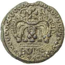 BOMBAY PRESIDENCY: tutenag pice (17.72g), Bombay, 1741. EF