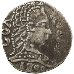 GOA: Joao, regency, 1799-1816, AR rupia (10.98g), 1800. VF